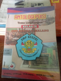 Image of Antologi puisi tema lingkungan kelas ix smp negeri 15 malang