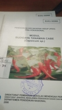 Image of Modul budidaya tanaman cabe