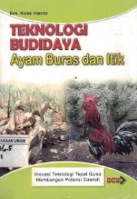 Image of Teknologi budidaya ayam buras dan itik